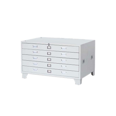 湘渭底图柜工程资料图纸柜0号1号抽屉柜地图柜文件柜菲林柜图纸收纳柜0号带轮1300*930*650灰白色