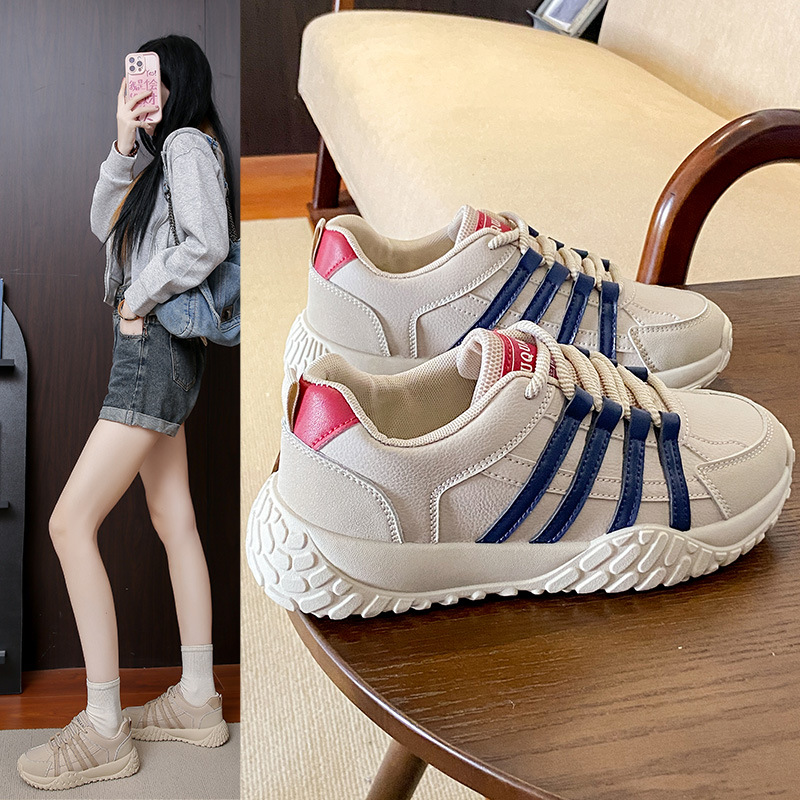 小白鞋子女秋季新款韩版ins女学生休闲潮流百搭女鞋街拍