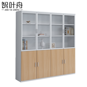 智叶舟资料文件柜四门160*40*200cm台