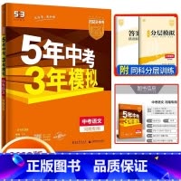 语文[中考河南专版] 九年级/初中三年级 [正版]2024版五年中考三年模拟中考总复习数学语文物理英语化学政治历史地理生
