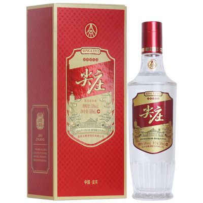 五粮液尖庄红优50度500ml*1瓶 浓香型白酒