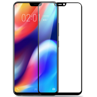 [买2送手机壳]轻万适用vivoz1钢化膜全屏z1i玻璃贴膜全屏丝印黑色vivoz1青春版