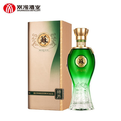 酒厂直供-双沟苏酒绿苏52度480ml单瓶装浓香型白酒