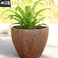 三维工匠水泥花盆定制定做大号简约创意个性现代客厅落地阳台别墅酒店园林 38*38*30 大花盆容器