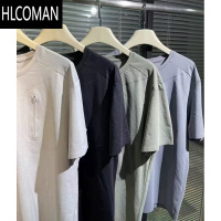 HLCOMAN08071家同款户外机能高品质男士短袖T