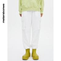 [1件5折价:109.5]美特斯邦威女时尚侧拉束口针织裤