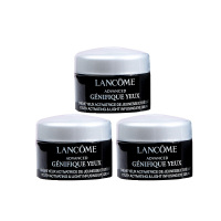 兰蔻(lancome)全新精华肌底眼霜5ml 淡化黑眼圈淡化眼纹 小黑瓶眼霜5ml*3