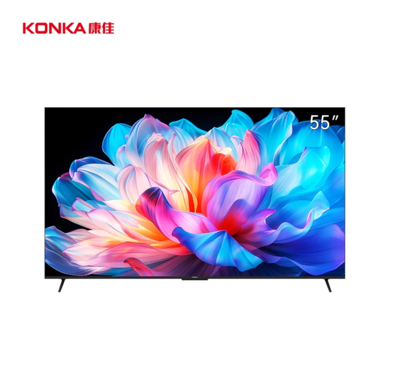康佳55X6ES 55英寸4K超高清2+32G 20W音响智能平板电视