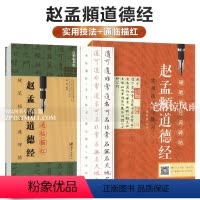 [正版]2本 赵孟頫道德经实用技法与练习通临描红硬笔临经典碑帖 钢笔硬笔楷书书法练字帖成人学生初学者基础入门硬笔书法临