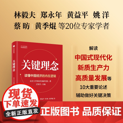 [中信出版社]关键理念 北京大学国家发展研究院著 王贤青主编