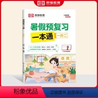 [一升二]暑假预复习一本通 小学通用 [正版]暑假预复习一年级升二升三升四升五升六年级语文数学英语暑假衔接作业一本通下册