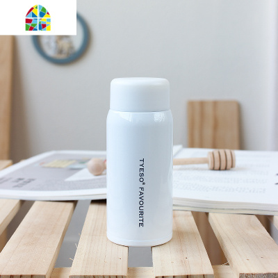 小容量女士保温杯迷你小巧便携时尚杯子简约带滤网ins男学生水杯 FENGHOU 8715-蓝色-150ml