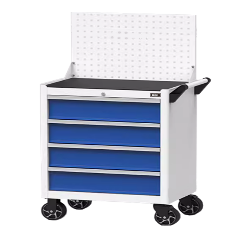 围达 汽修工具车 4大抽带挂板蓝白色 个