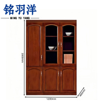 铭羽洋落地书柜1200*400*2000mm台