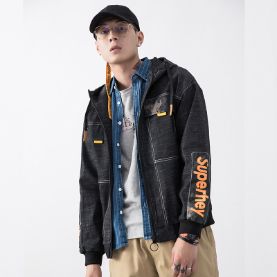 蒙洛里克2020秋季男士上衣潮流时尚工装休闲百搭帅气连帽夹克WSL-560