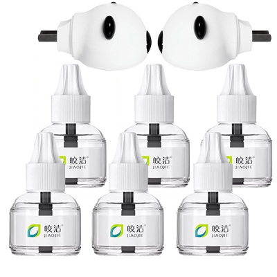 皎洁 电热蚊香液 40毫升6液2器 组