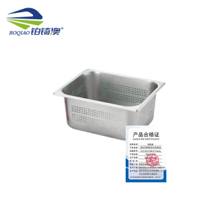 铂锜澳 304不锈钢冲孔份数盆/个