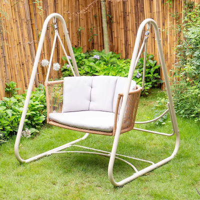 紫叶户外庭院秋千单人吊椅双人农村院子阳台秋千椅室外花园秋千椅