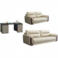 悦兴诚办公沙发组合203*85*92cm(2+3+功夫茶几)套