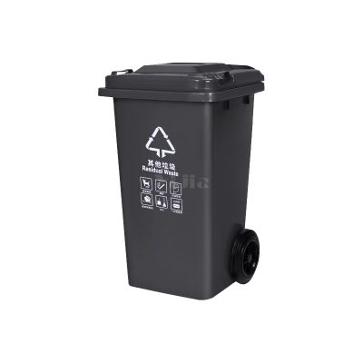 翌嘉YJ4122121 户外分类垃圾桶环卫垃圾桶 100L灰色(其他垃圾)