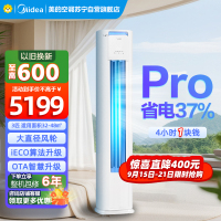美的空调柜机3匹 酷省电Pro 新一级能效 客厅立式家用全直流变频 节能省电大风口 KFR-72LW/N8KS1-1P