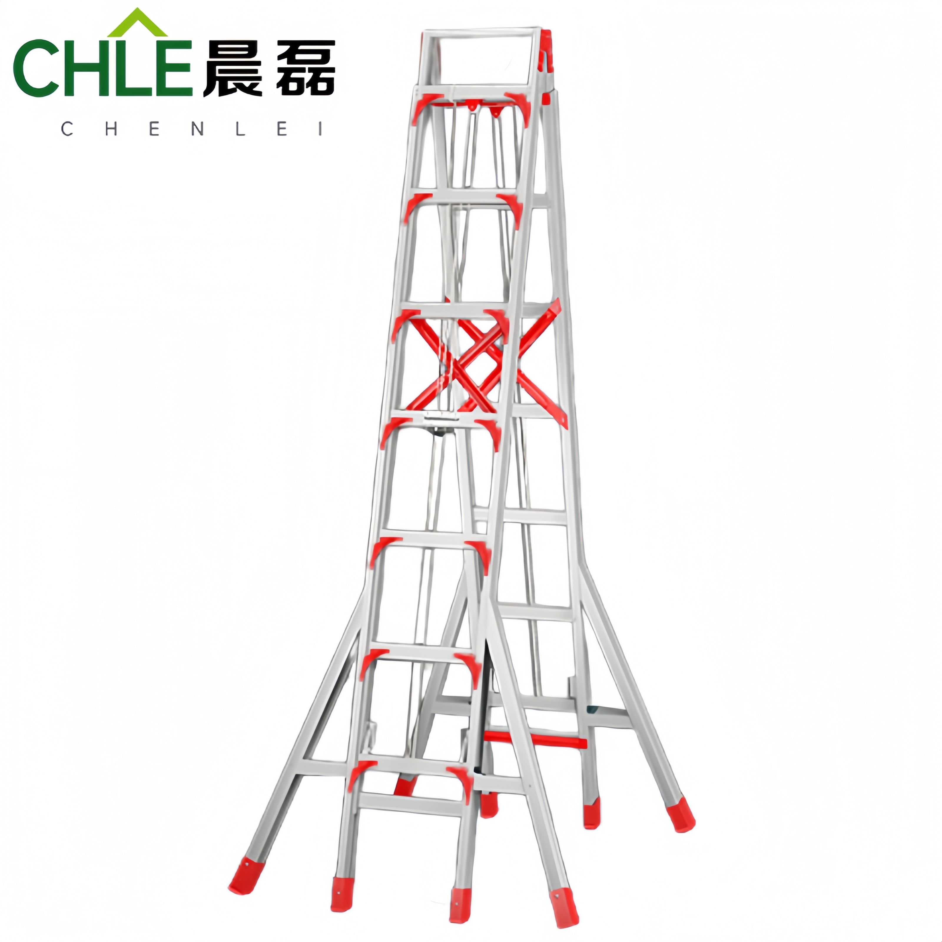 晨磊伸缩人字梯七步/个