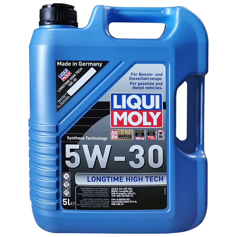 力魔(liqui moly) 高科技耐久 全合成机油 5w-30 c3 sn 5l 德国原装