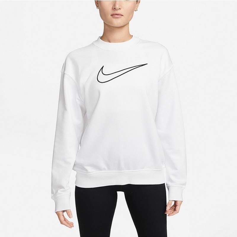 NIKE耐克卫衣运动休闲针织圆领女装套头衫DQ5543-100 D