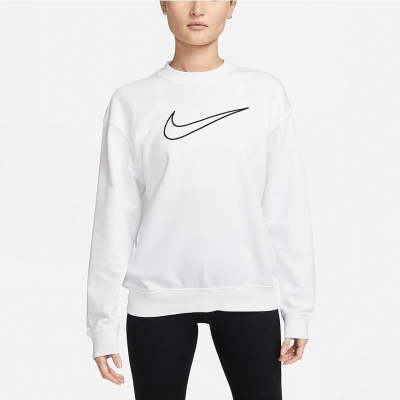 NIKE耐克卫衣运动休闲针织圆领女装套头衫DQ5543-100 D