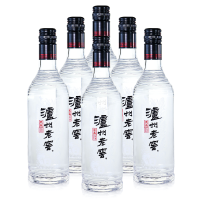 泸州老窖 黑盖二曲 42度500ml*6瓶 浓香型白酒