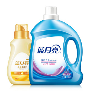 蓝月亮深层去污手洗洗衣液4.06kg组合装温和护衣低泡易冲洗