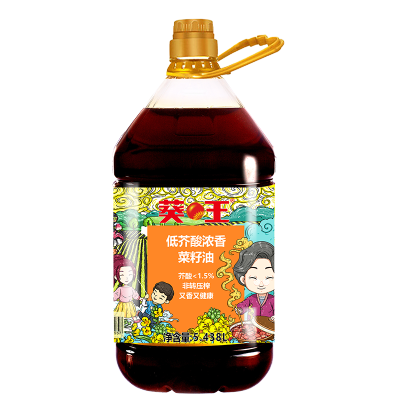 葵王低芥酸浓香菜籽油5.438L食用油 粮油 礼品 家用炒菜 植物油 营养健康轻食 送礼佳品