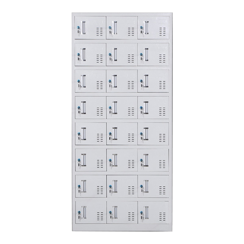 帅畅收纳柜财务档案柜资料柜加厚文件柜办公室带锁铁皮柜二十四门更衣柜