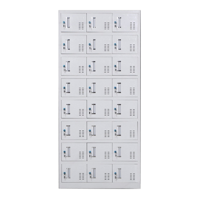 帅畅收纳柜财务档案柜资料柜加厚文件柜办公室带锁铁皮柜二十四门更衣柜