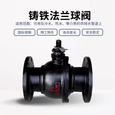 中锦科技 铸铁法兰球阀 Q41F-16 DN250 台