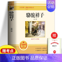 骆驼祥子 [正版]骆驼祥子原著老舍 初中生七年级下册人教版课外书籍 世界名著经典文学老舍经典作品全集 青少年初一年级无障