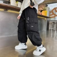 儿童装男童秋装裤子长裤新款中大童春秋款男孩秋季痞帅牛仔裤