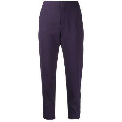 Chloe女士高弹力直筒休闲裤显瘦舒适通勤西裤