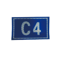 库标 信号室外基础铭牌 60*80mm(块)