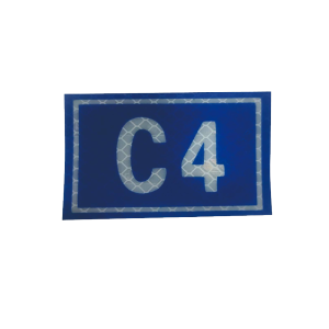 库标 信号室外基础铭牌 60*80mm(块)