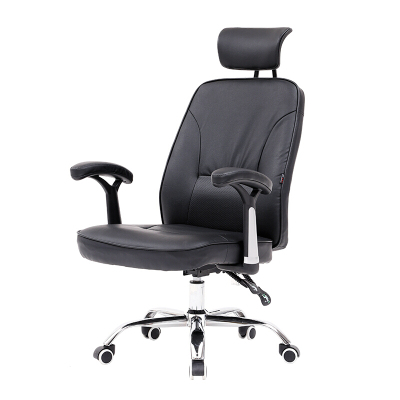 全简电脑椅办公椅子人体工学椅老板椅可躺升降转椅黑色
