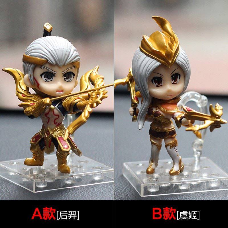 玩具小号王者荣耀赵云琪拉模型小己安手办乔妲后羿亚瑟英雄 a后羿b