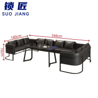 锁匠 沙发组合十人位+茶几套