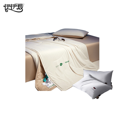 伊伊爱 双面触感夏凉被+鹅绒枕礼包
