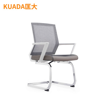 匡大 办公椅网布弓形会议椅灰色KDBN-6033D2