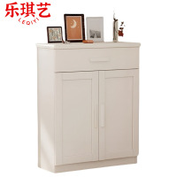 乐琪艺 实木鞋柜 白色两门 80*32*98cm 个