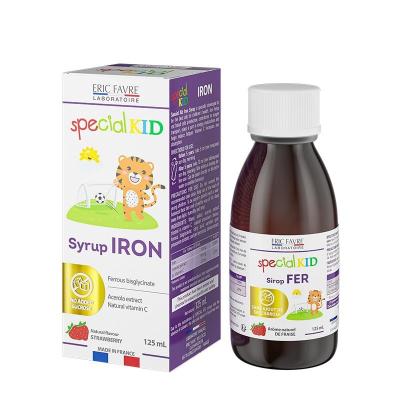 [铁]原装进口法国艾瑞可埃里克Eric Favre儿童婴幼儿维生素补了铁儿童补充铁营养液125ml