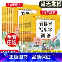 [3本]生字组词+阅读理解+句子训练 一年级下 [正版]2023版看拼音写词语生字小学一年级二年级三四五六年级上册下册语