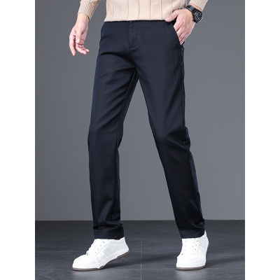 裤子男休闲裤高级感轻奢时尚商务高腰中年爸爸裤新款秋冬
