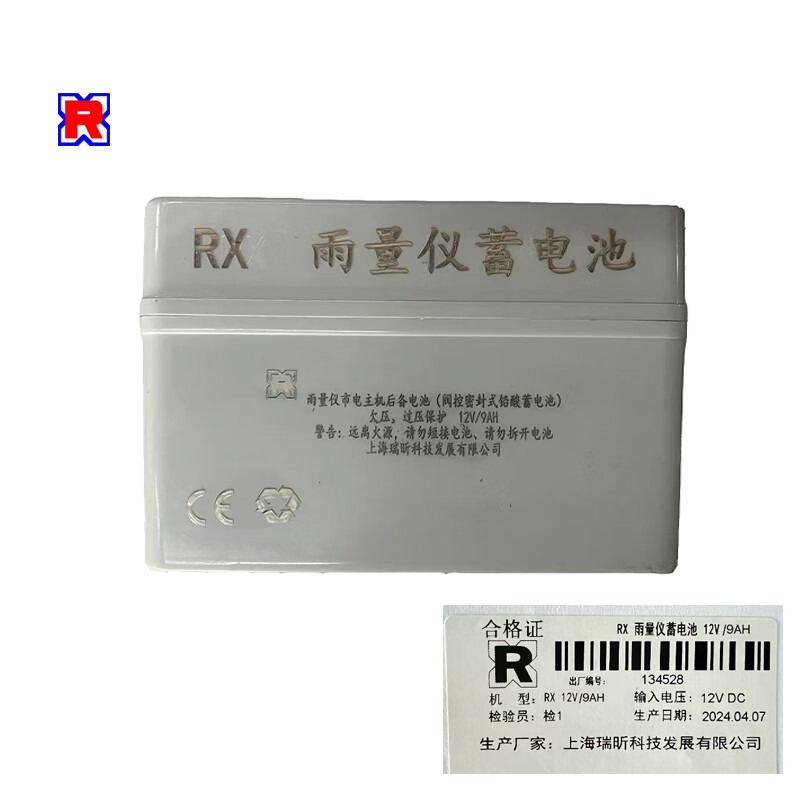 RX 雨量仪蓄电池 12V/9AH节